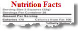 Xocai Xobiotic Squares Nutrition Information